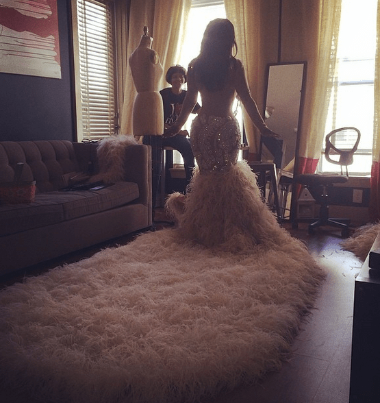 kandi wedding dress