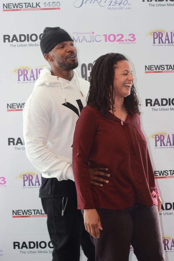 Jamie Foxx Visits Radio One DC