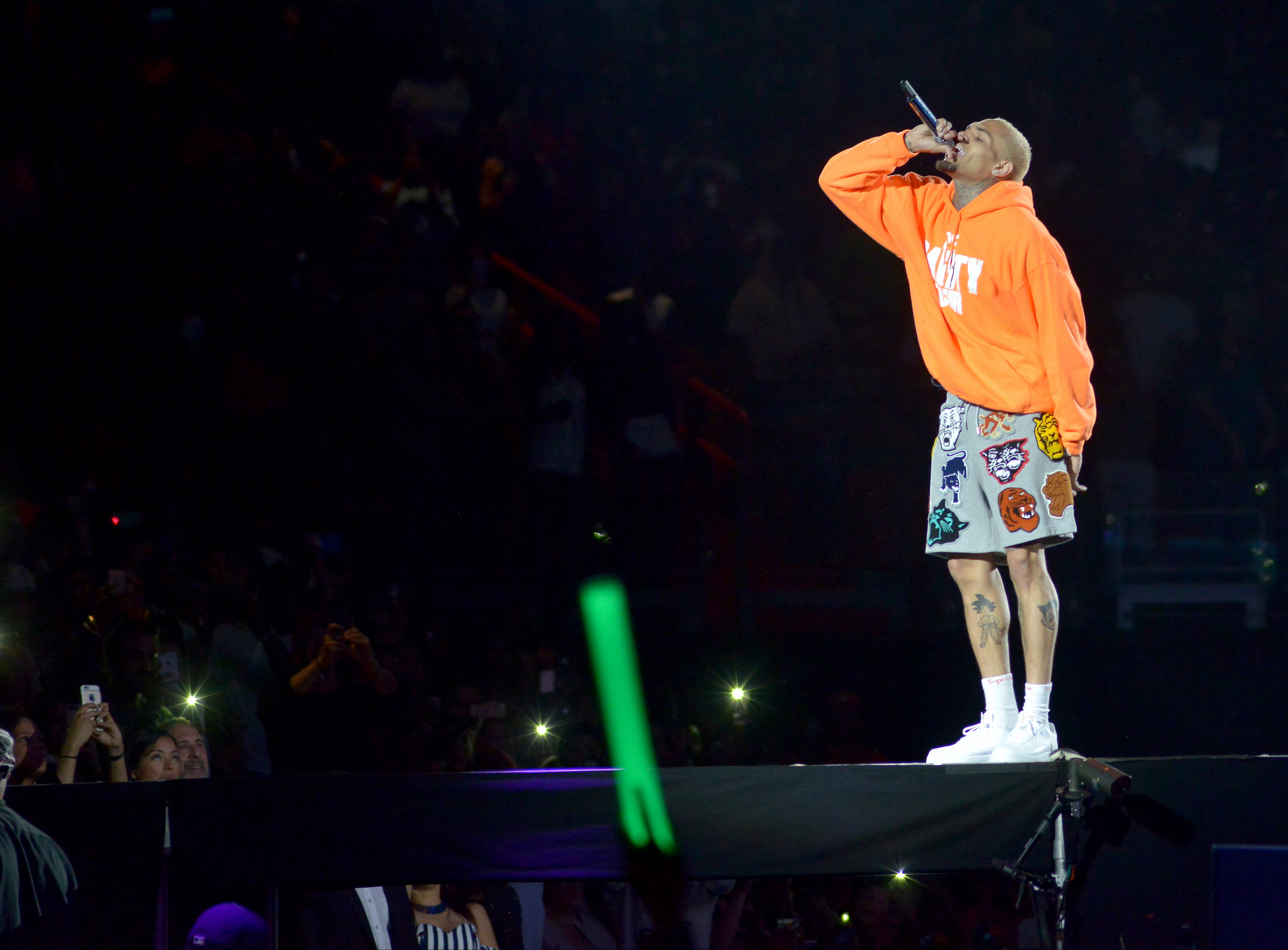 Chris Brown plays Miami
