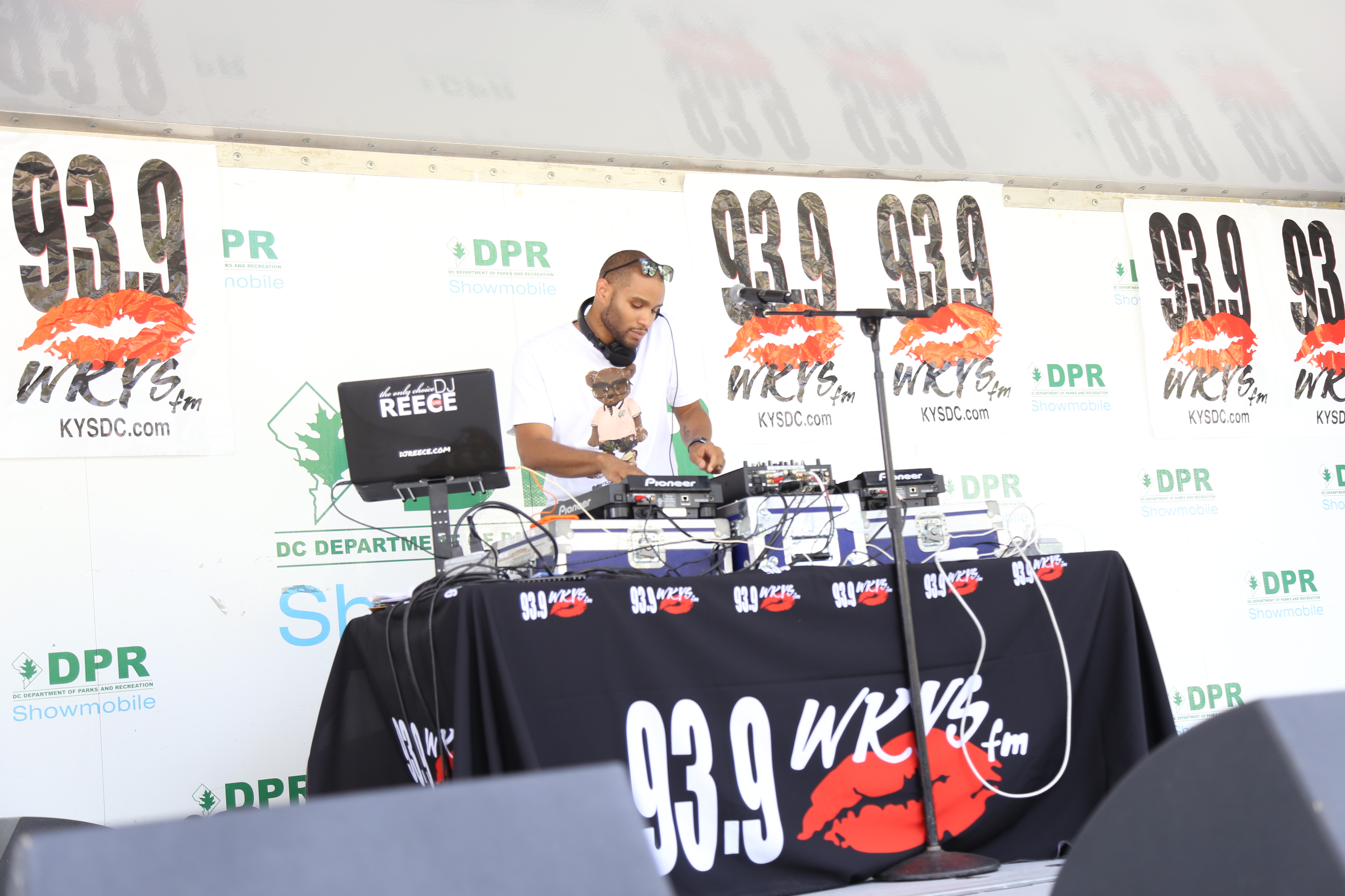 DJ Reece At The July 2018 KYS Block Party