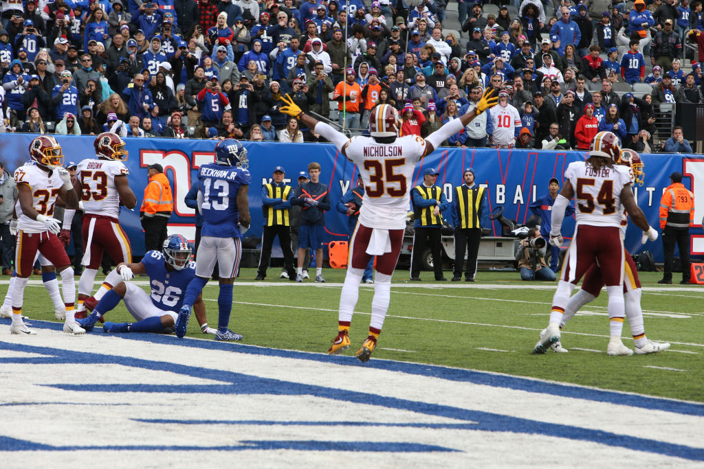 Washington Washington Football Team v New York Giants