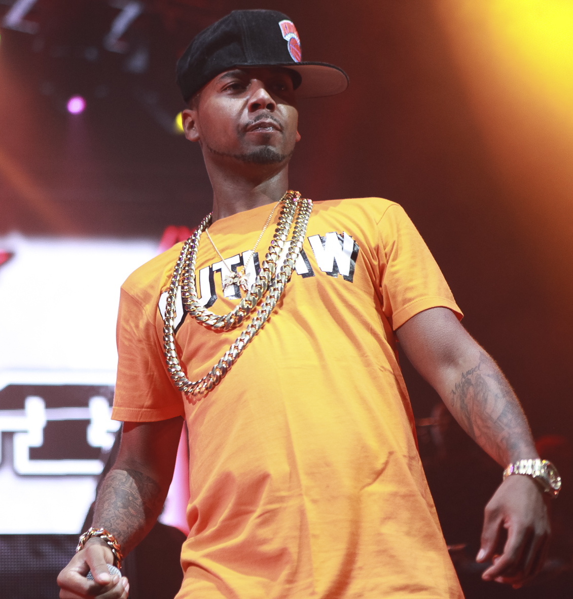 Dipset, Cam'ron, Jim Jones and Juelz Santana perform during the Source360 festival