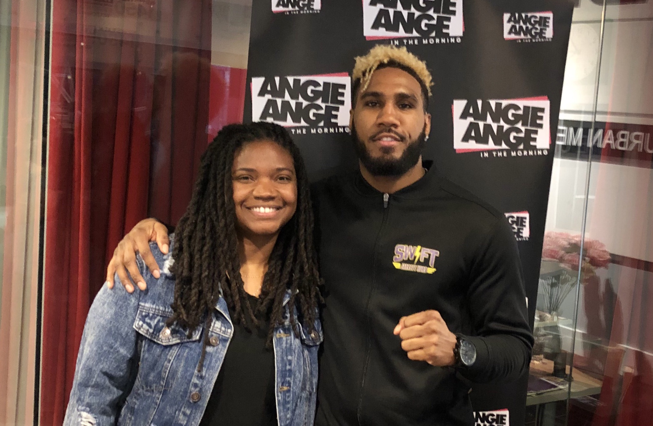 Swift Jarrett Hurd with Angie Ange
