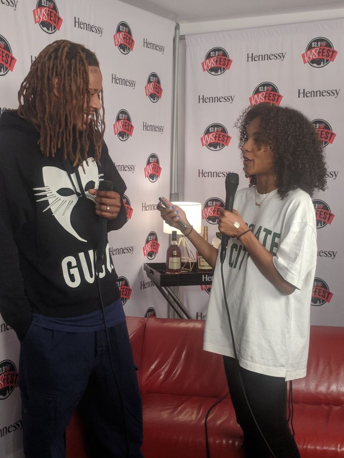 Artists Inside The Hennessy Room At The 2nd Annual KYS Fest