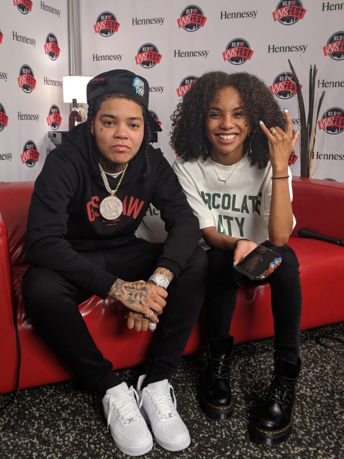 Artists Inside The Hennessy Room At The 2nd Annual KYS Fest