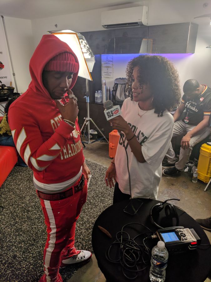 Artists Inside The Hennessy Room At The 2nd Annual KYS Fest