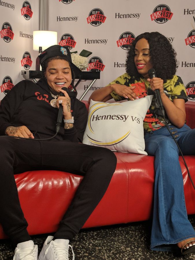 Artists Inside The Hennessy Room At The 2nd Annual KYS Fest