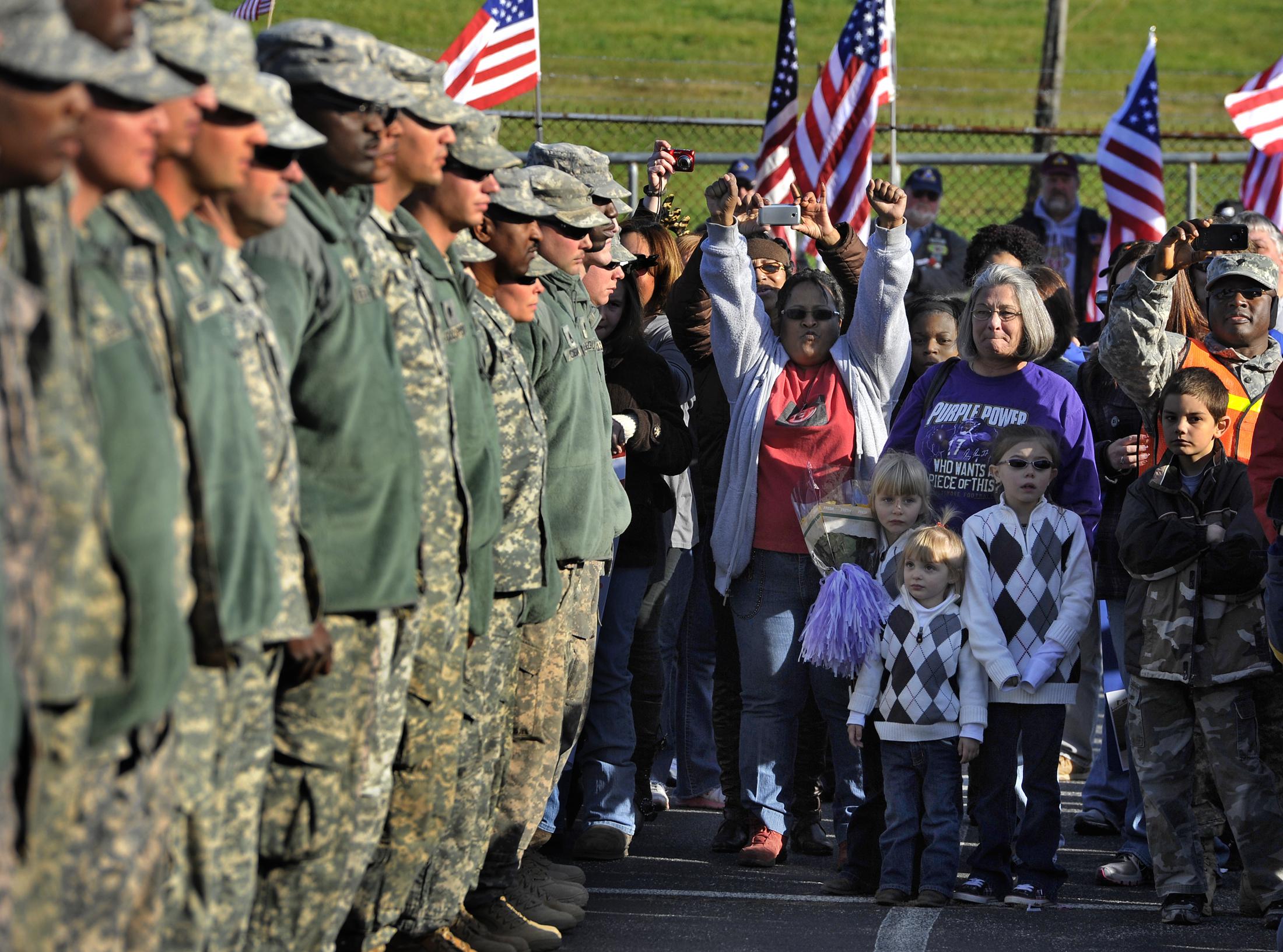 Army National Guard Troops Come Home Early