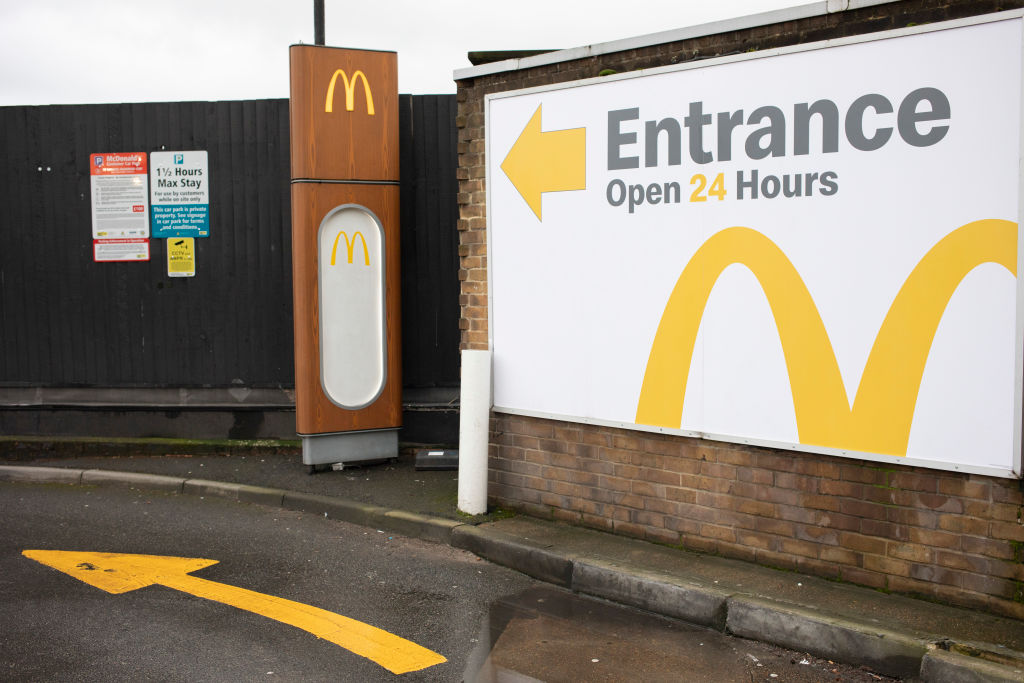Drive Through McDonalds In London