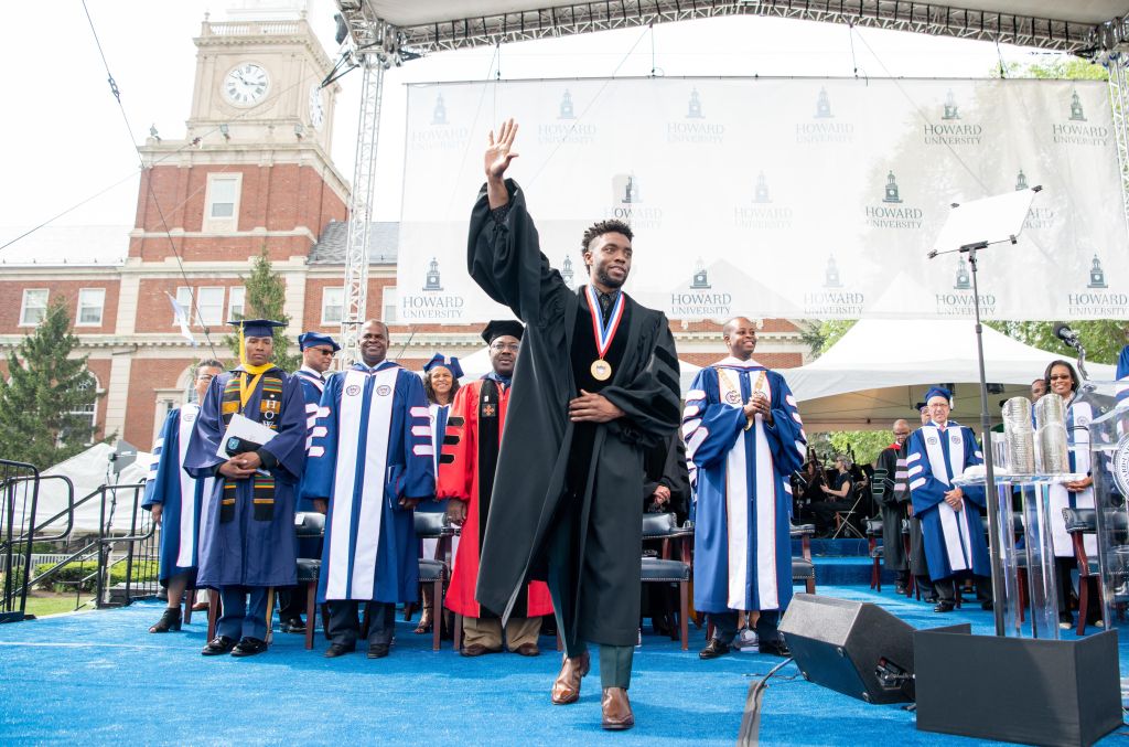 Chadwick Boseman at Howard University