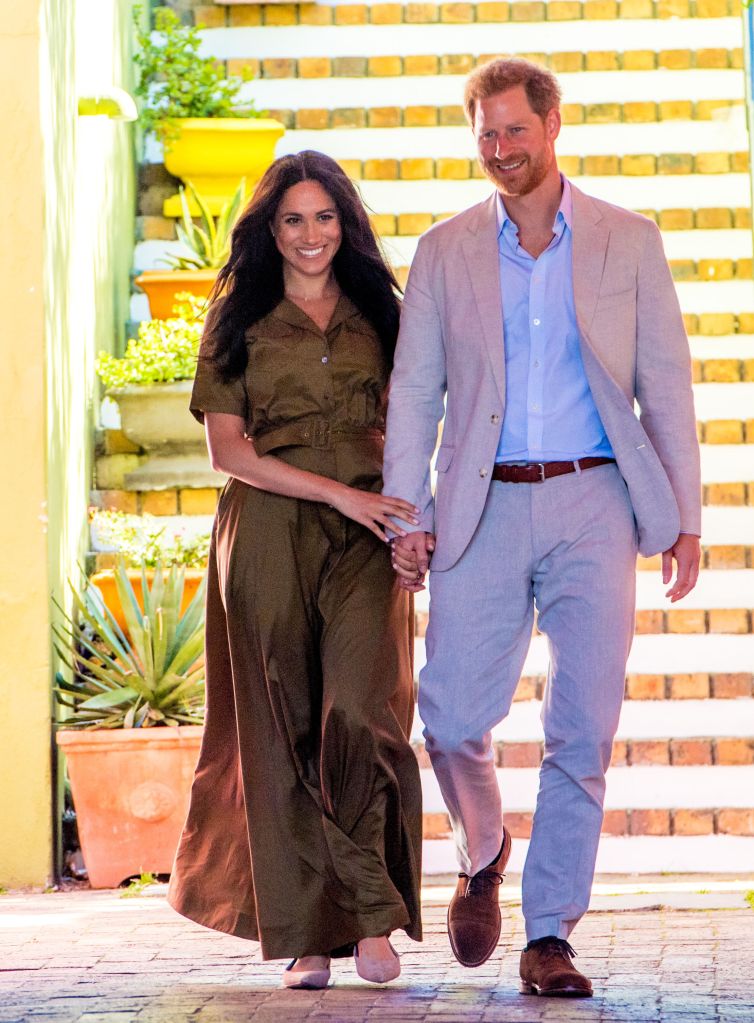 NP Cape Meghan Markle, Duchess of Sussex, and Prince Harry ,son Archie