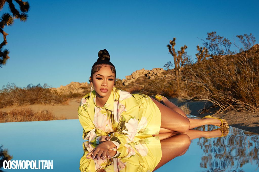 Saweetie covers Cosmopolitan's April issue