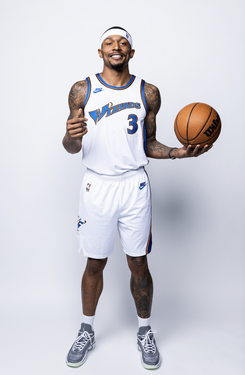 Bradley Beal in Classic Edition Wizards Jersey