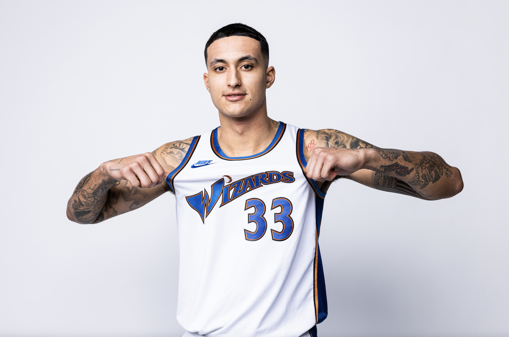 Kyle Kuzma Wizards Classic Jersey 25th Anniversary