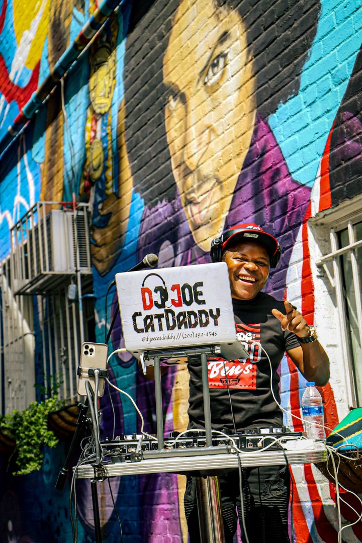 DJ Joe Catdaddy at Ben’s Chili Bowl