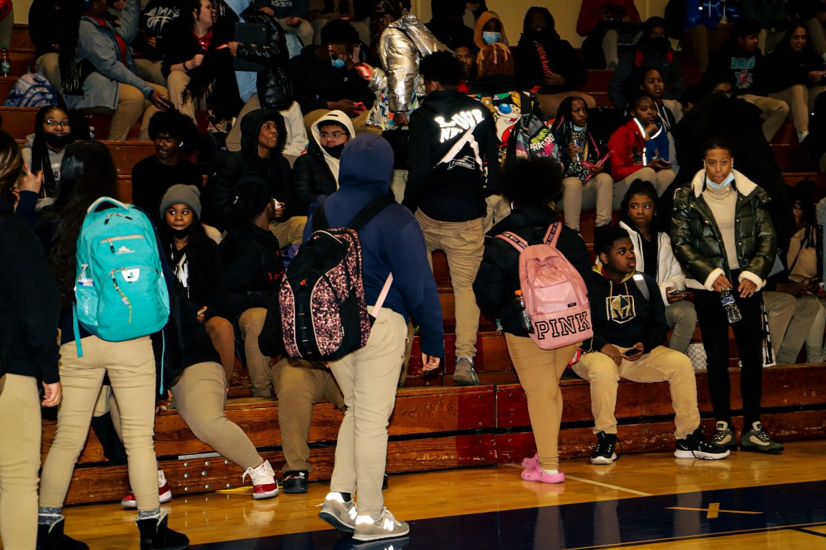 NLE Choppa at Potomac High School In Maryland