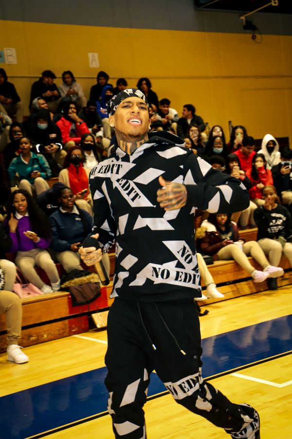 NLE Choppa at Potomac High School In Maryland