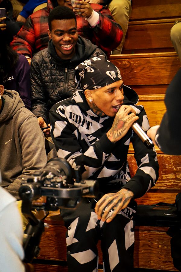 NLE Choppa at Potomac High School In Maryland