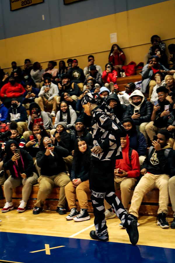 NLE Choppa at Potomac High School In Maryland