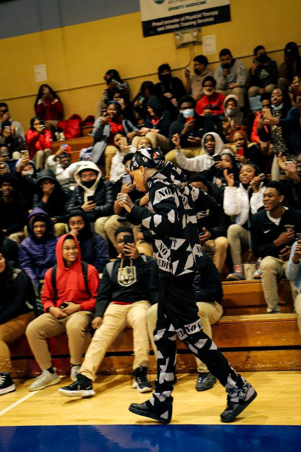 NLE Choppa at Potomac High School In Maryland