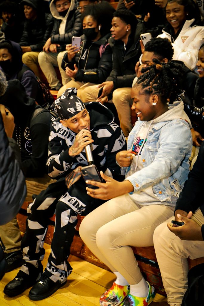 NLE Choppa at Potomac High School In Maryland