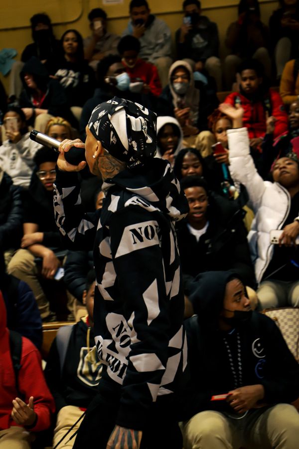 NLE Choppa at Potomac High School In Maryland