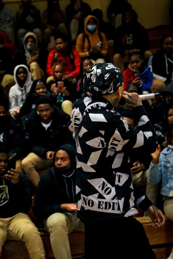 NLE Choppa at Potomac High School In Maryland