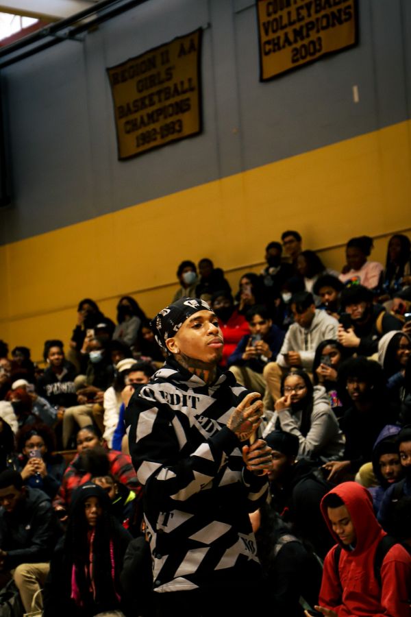 NLE Choppa at Potomac High School In Maryland