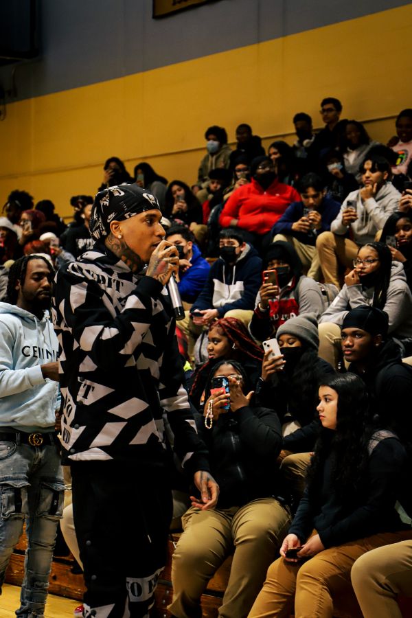 NLE Choppa at Potomac High School In Maryland