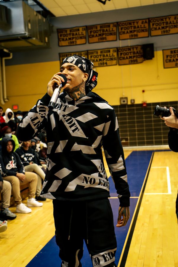 NLE Choppa at Potomac High School In Maryland