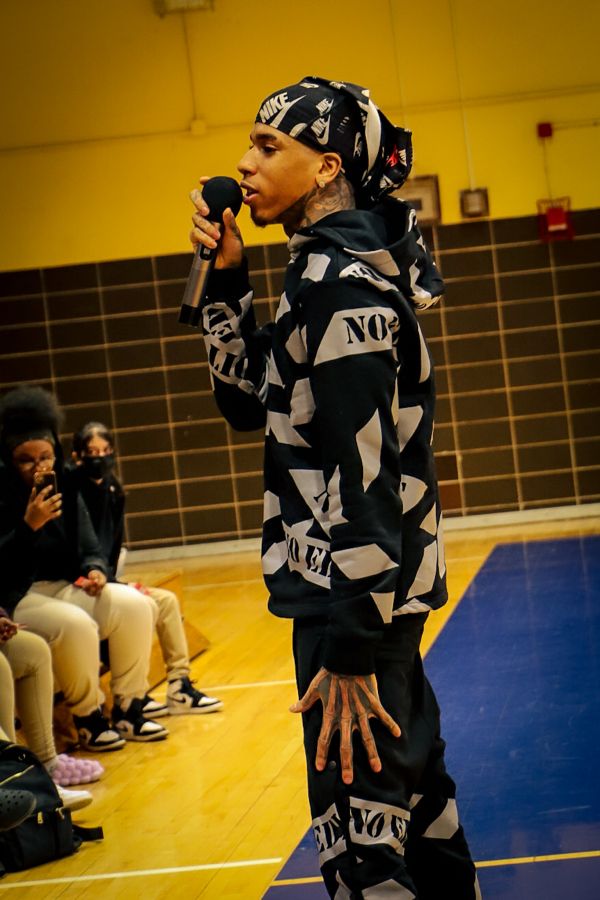 NLE Choppa at Potomac High School In Maryland