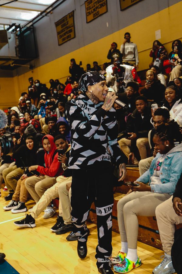 NLE Choppa at Potomac High School In Maryland