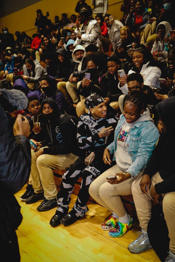 NLE Choppa at Potomac High School In Maryland
