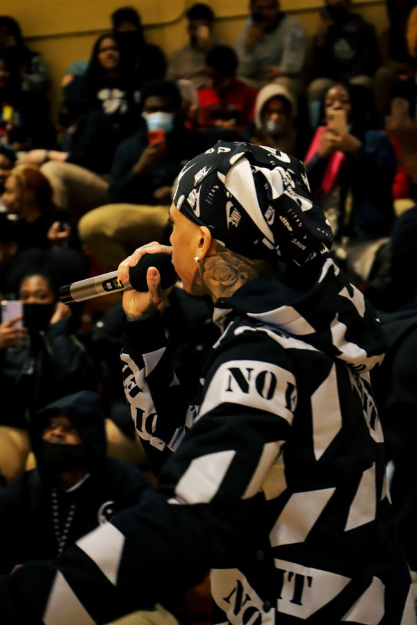 NLE Choppa at Potomac High School In Maryland