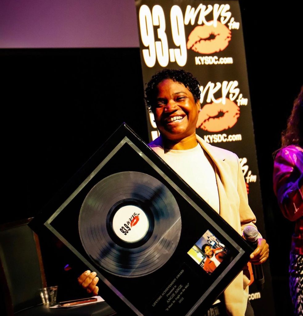 Angie Ange WKYS Lifetime Achievement Award