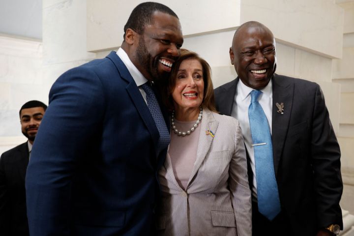 Recording Artist 50 Cent Visits Capitol Hill