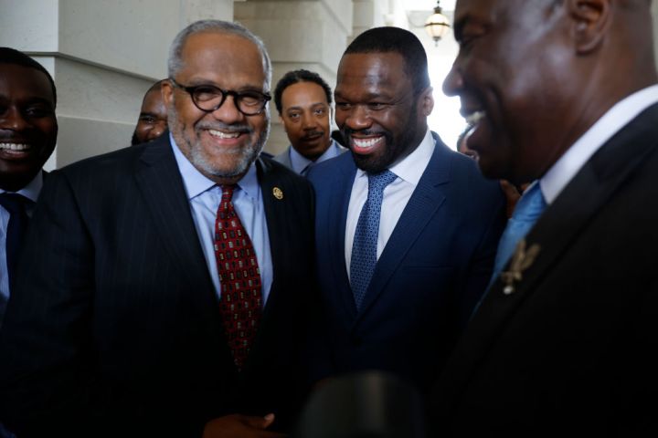 Recording Artist 50 Cent Visits Capitol Hill