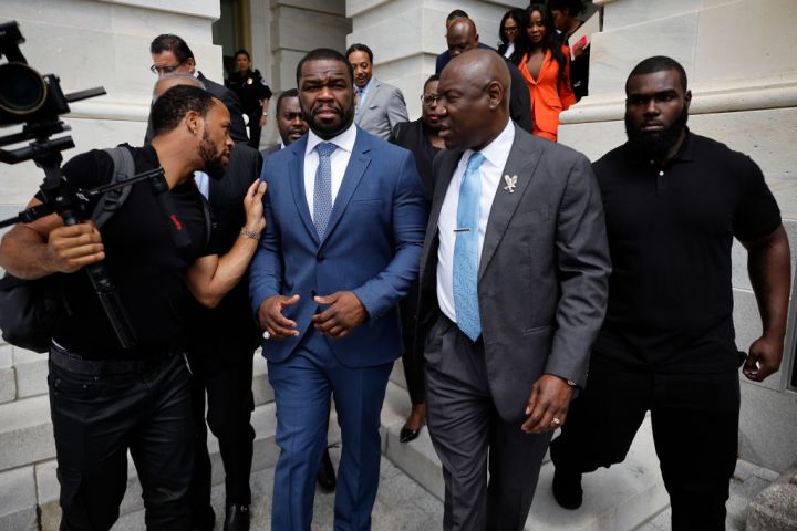 Recording Artist 50 Cent Visits Capitol Hill