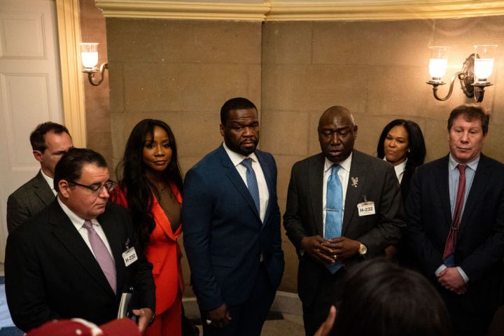 Recording Artist 50 Cent Visits Capitol Hill