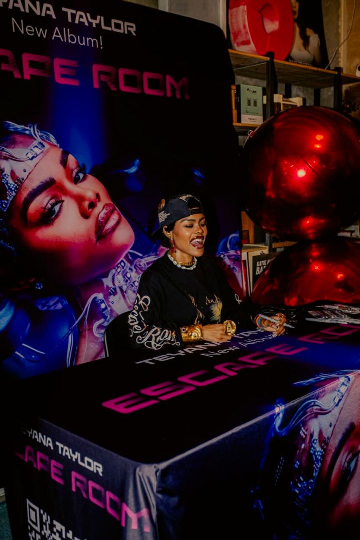 Teyana Taylor "Escape Room" In-Store Signing at Byrdland Records